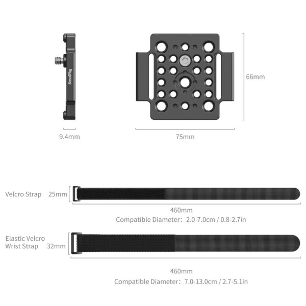 SmallRig Mount Plate for Zoom F3 MD4883 - Image 3