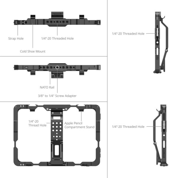 SmallRig Cage for iPad mini 6 / A17 Pro MD5058 - Image 2