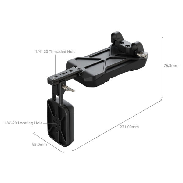 SmallRig Universal Shoulder Pad with 15mm Dual Rod Clamp 5153 - Image 2