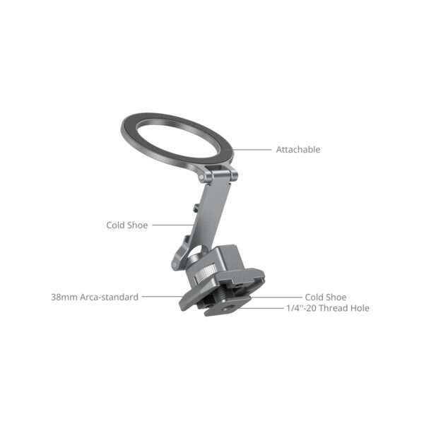 SmallRig Arca-Standard Phone Support with Cold Shoe Mount 5339 - Image 3