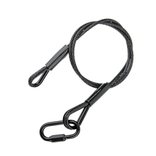 Kupo SW-03-B 100cm Safety Wire- 4.8mm Diameter (Black)